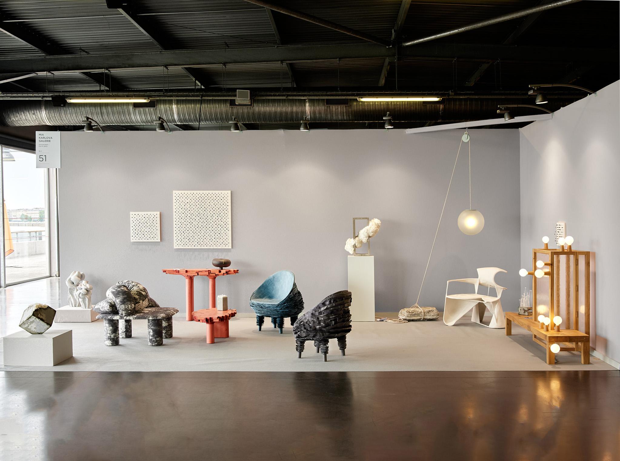 Contemporary Design White Textured Curved Sculptures Chair by Jordan van der Ven For Sale 8