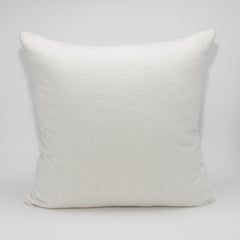 White Textured Euro Pillow By MOGUL
