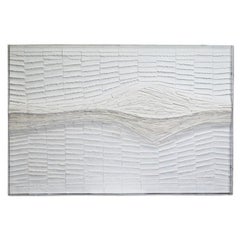 White Textured Paper Abstract Artwork, Indonesia, Contemporary
