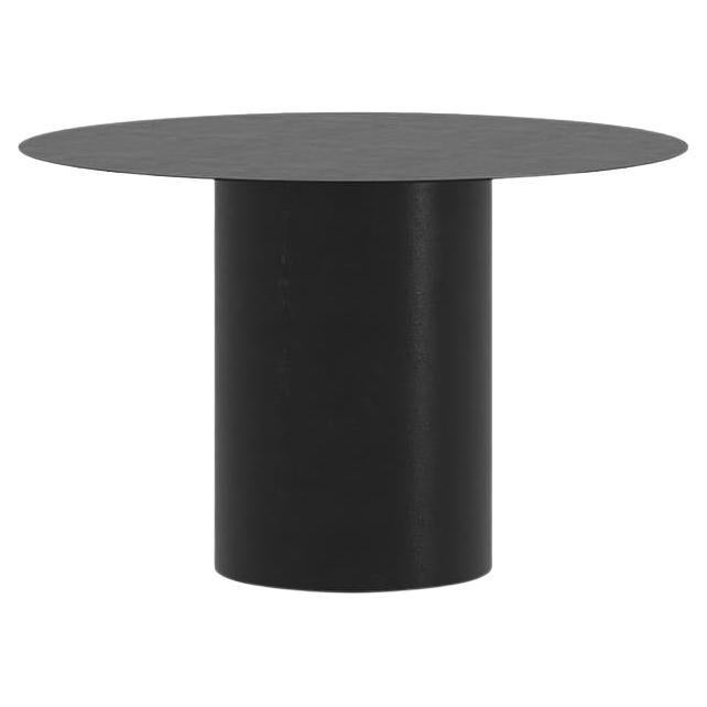 Der THICK Dining Table ist ein monolithisches Stück, das als Esstisch für den Innen- und Außenbereich konzipiert wurde. 
Von Hand aus galvanisiertem Aluminium gefertigt und mit einer matten elektrostatischen Beschichtung versehen, kann sein