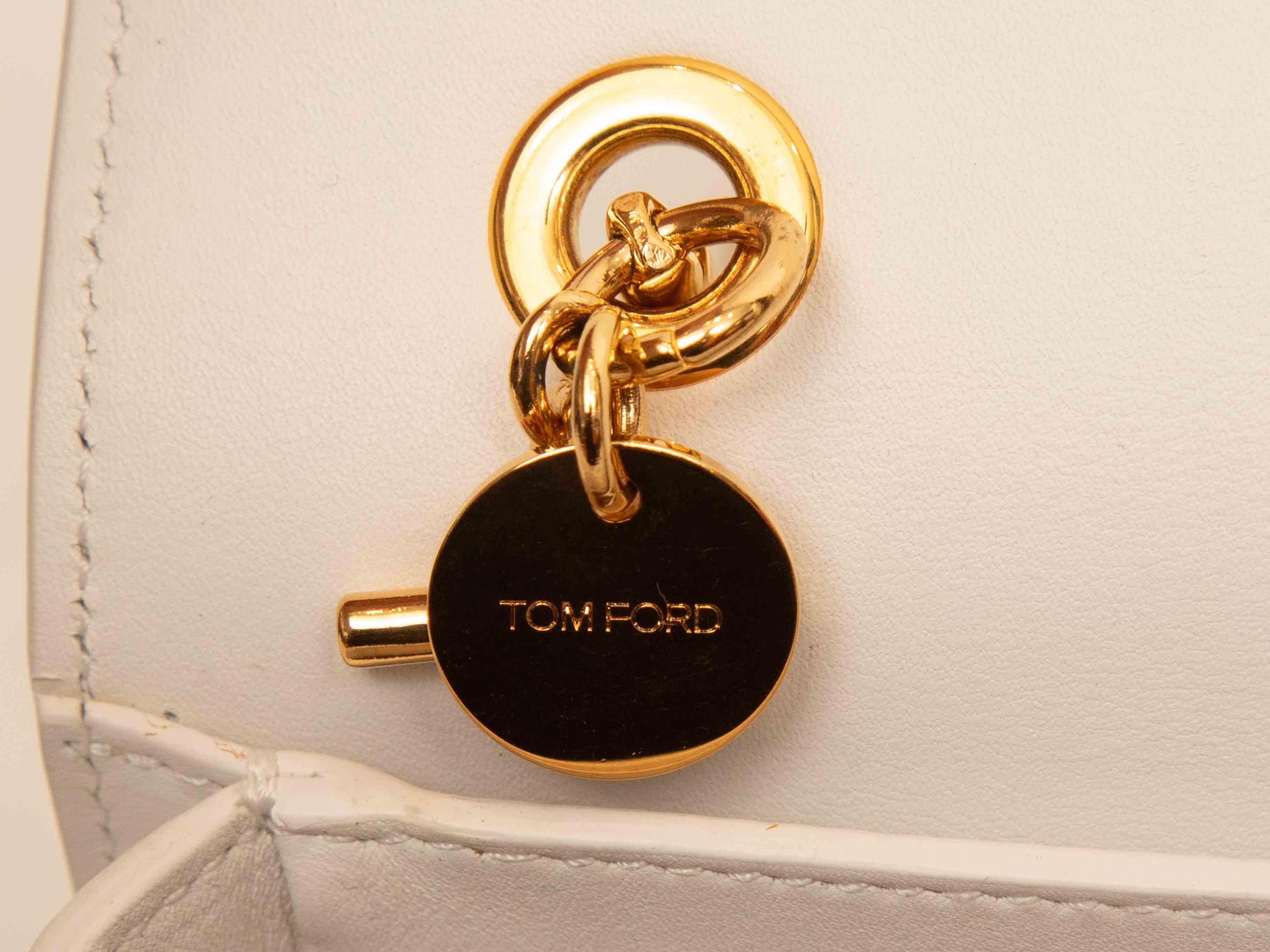 Weiße Tom Ford Sienna Umhängetasche im Angebot 3