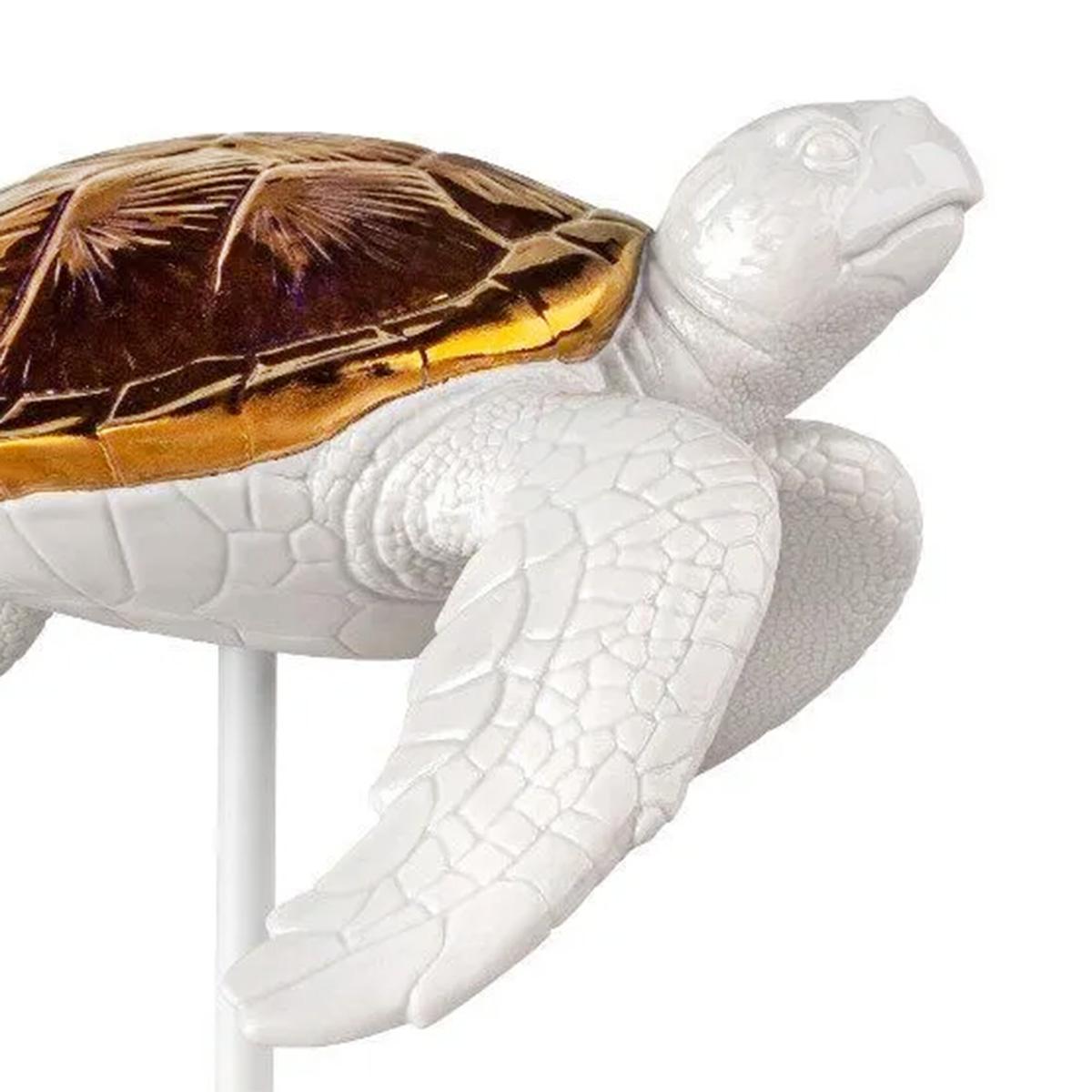 Weiße Schildkröte B Skulptur im Zustand „Neu“ im Angebot in Paris, FR