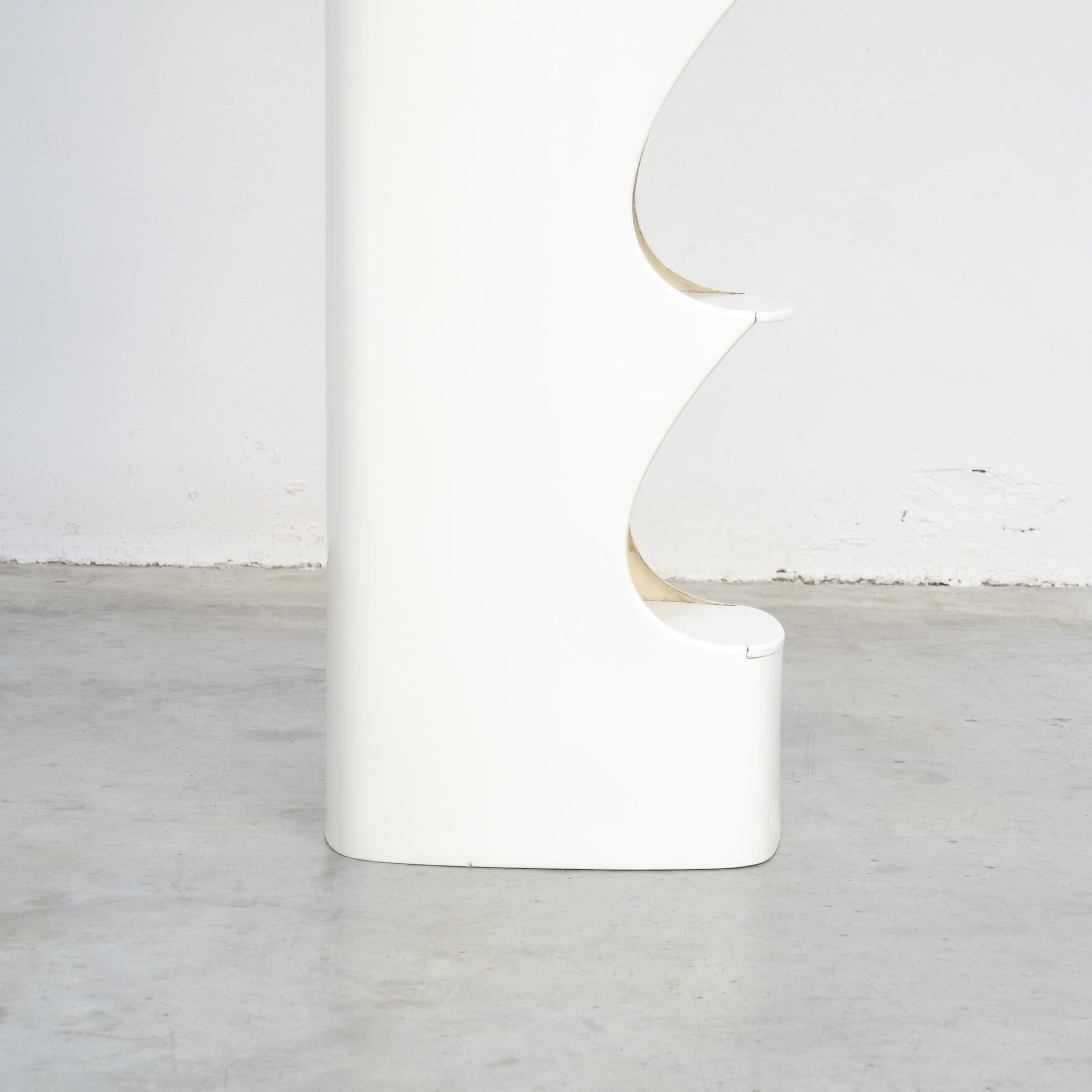 White Totem Shelf by Valeric Doubroucinskis for Rodier, 1973 3