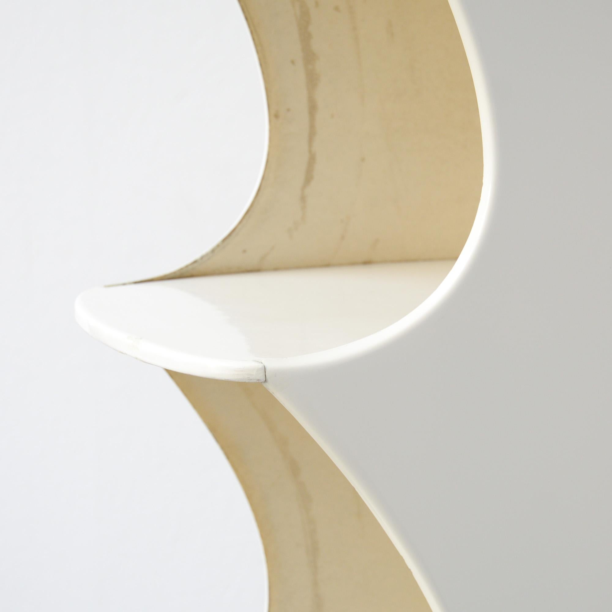 White Totem Shelf by Valeric Doubroucinskis for Rodier, 1973 2