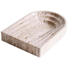 Travertine Thoronet Stone Dish by Henry Wilson