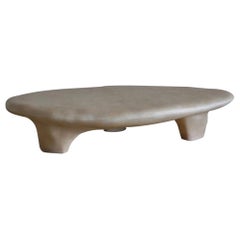 Antique White Tripod Coffee Table by kar