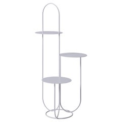 White Trumpet Table by OK Design