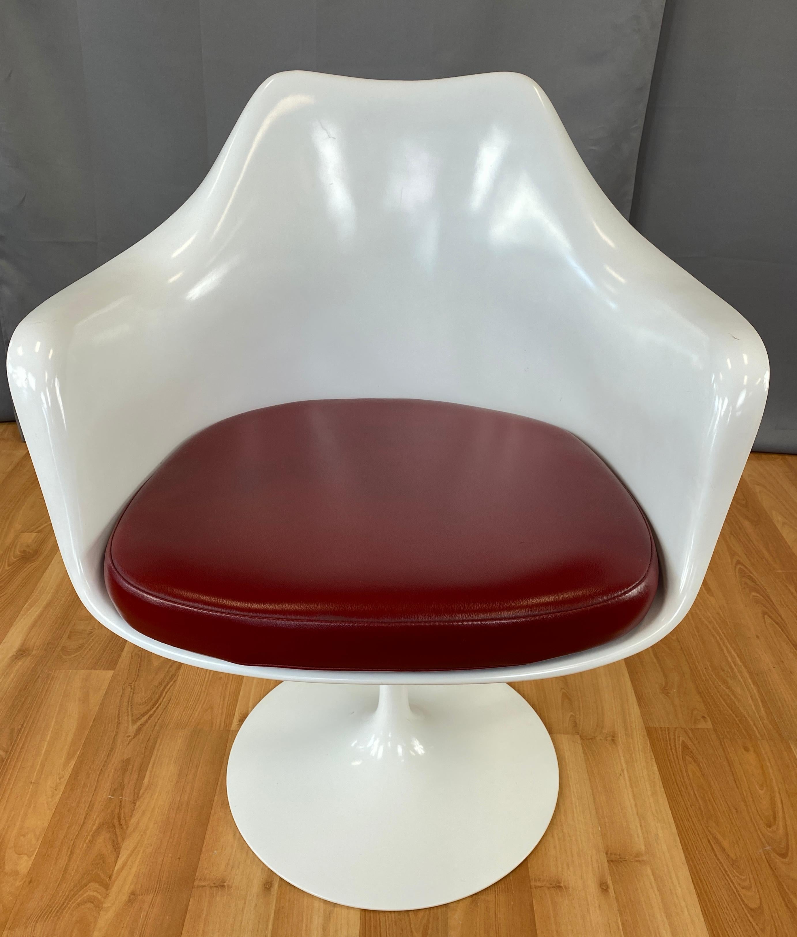 tulip leather chair