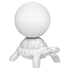 White Turtle Carry Lamp, Designed by Marcantonio