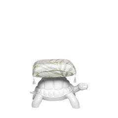 White Turtle Carry Pouf, Designed by Marcantonio