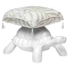 White Turtle Carry Pouf, Designed by Marcantonio