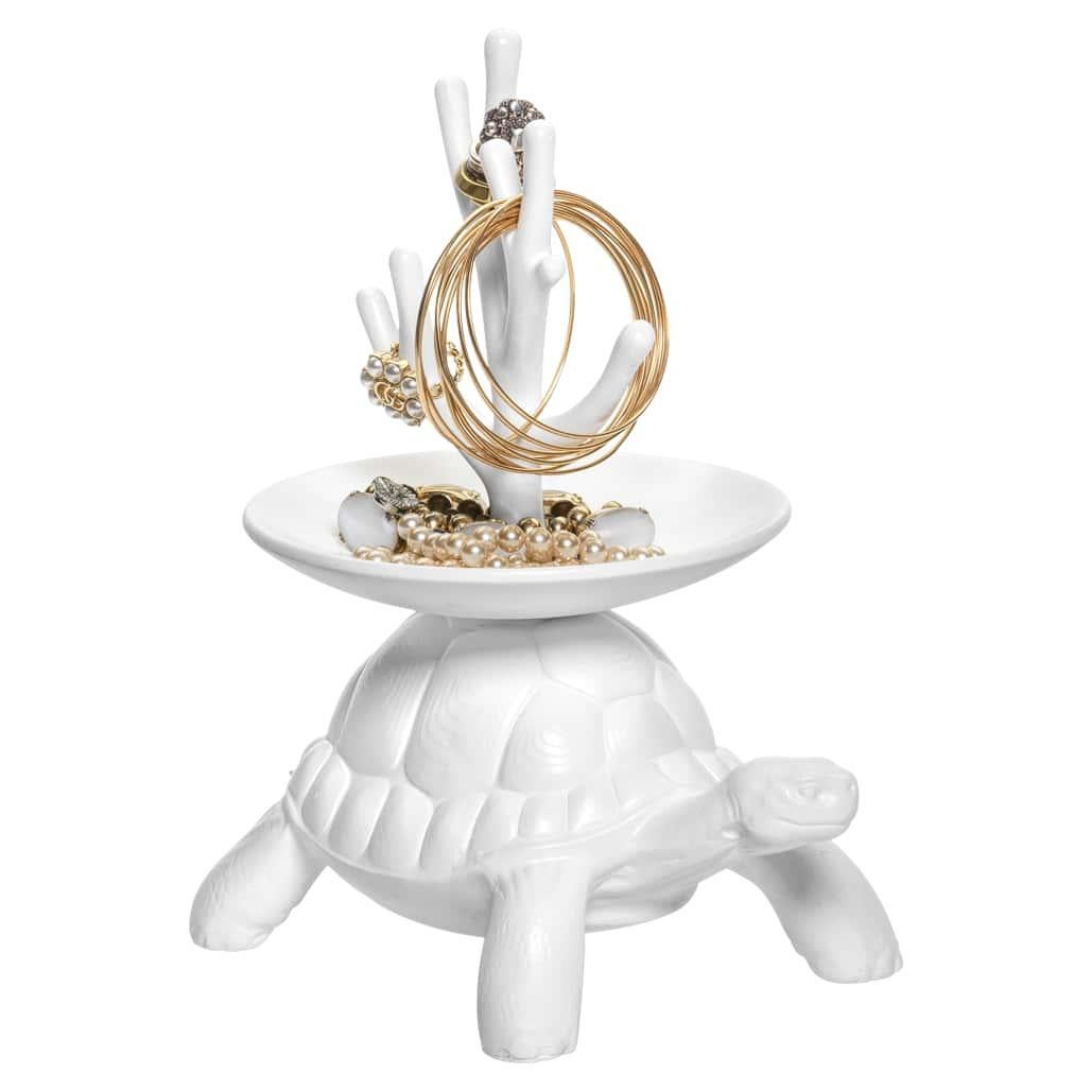 White Turtle Carry XS Jewelry Tree, Designed by Marcantonio