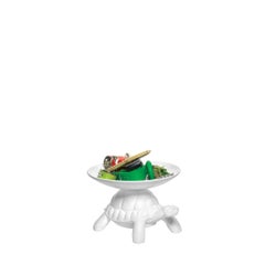 Porte-monnaie blanc « Turtle Carry XS » avec poche, conçu par Marcantonio, fabriqué en Italie