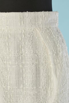 White Tweed mini skirt ALEXANDRE VAUTHIER