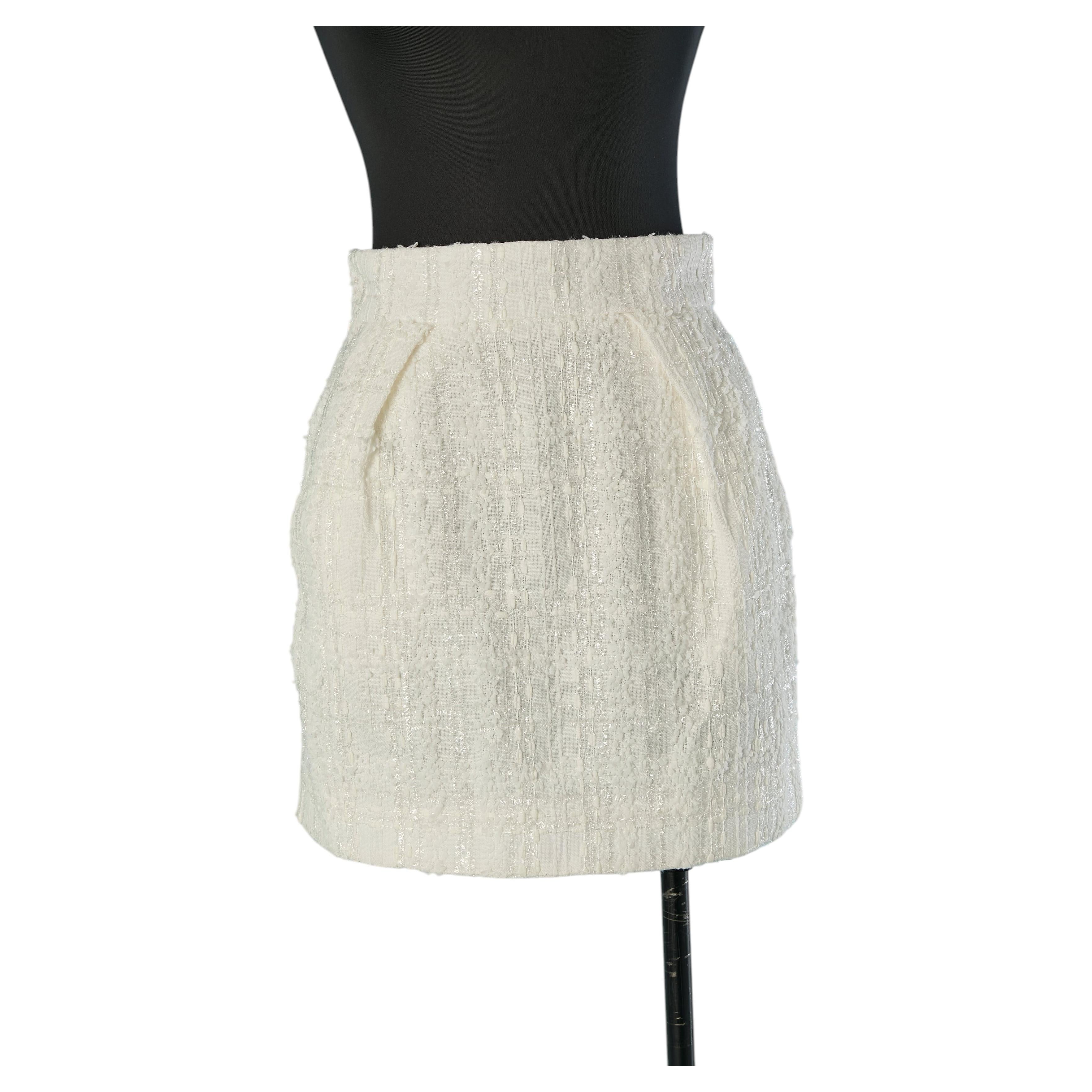 White Tweed mini skirt ALEXANDRE VAUTHIER