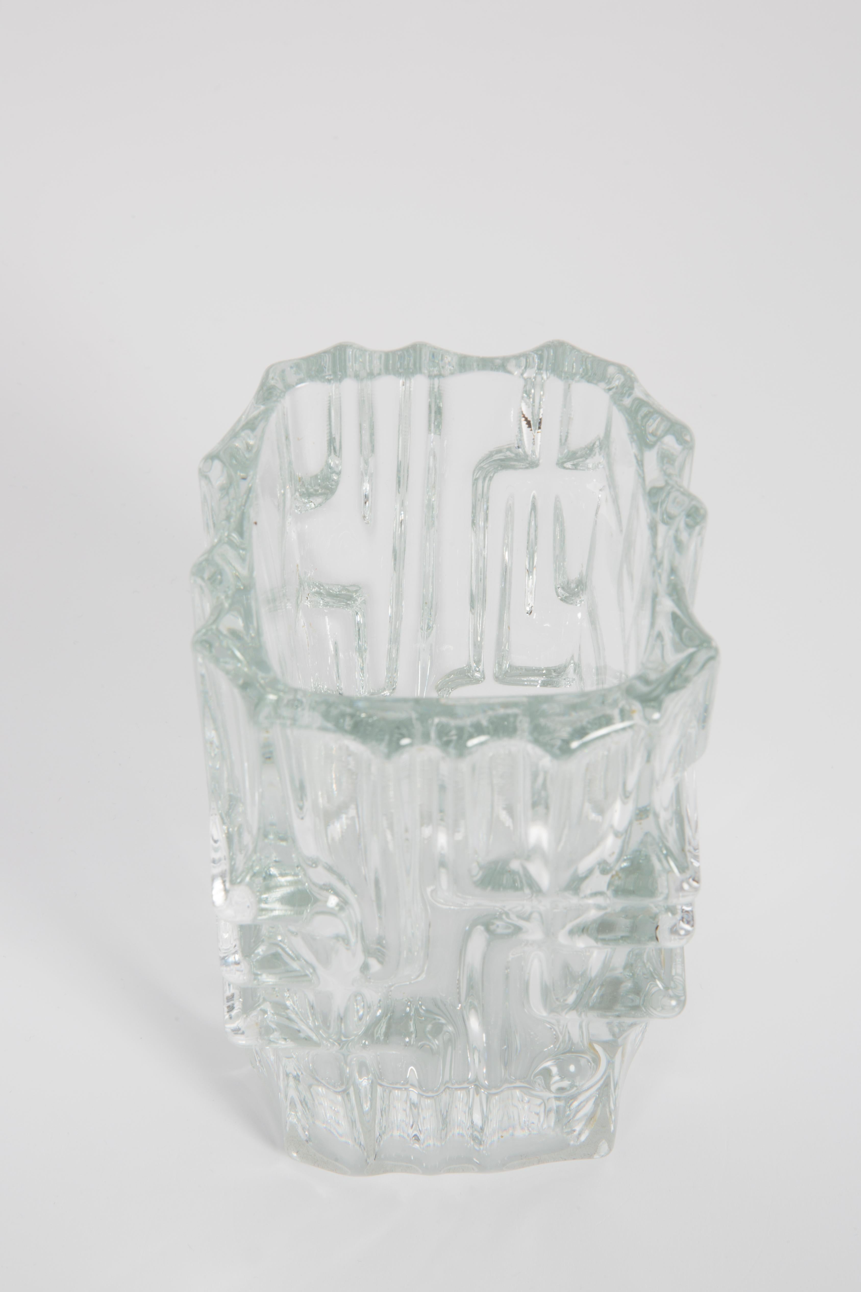 Glass White Vase by Vladislav Urban for Sklo Union, 20th Century, Europe, 1960s