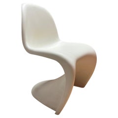 White Verner Panton S Chair for Vitra, Molded Plastic