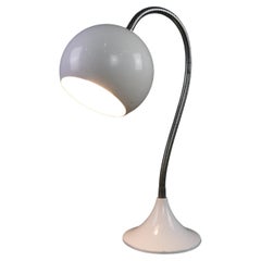 White Used bendable metal desk lamp