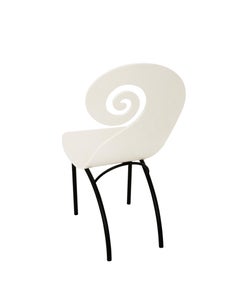 White Violin Chair by Maroeska Metz