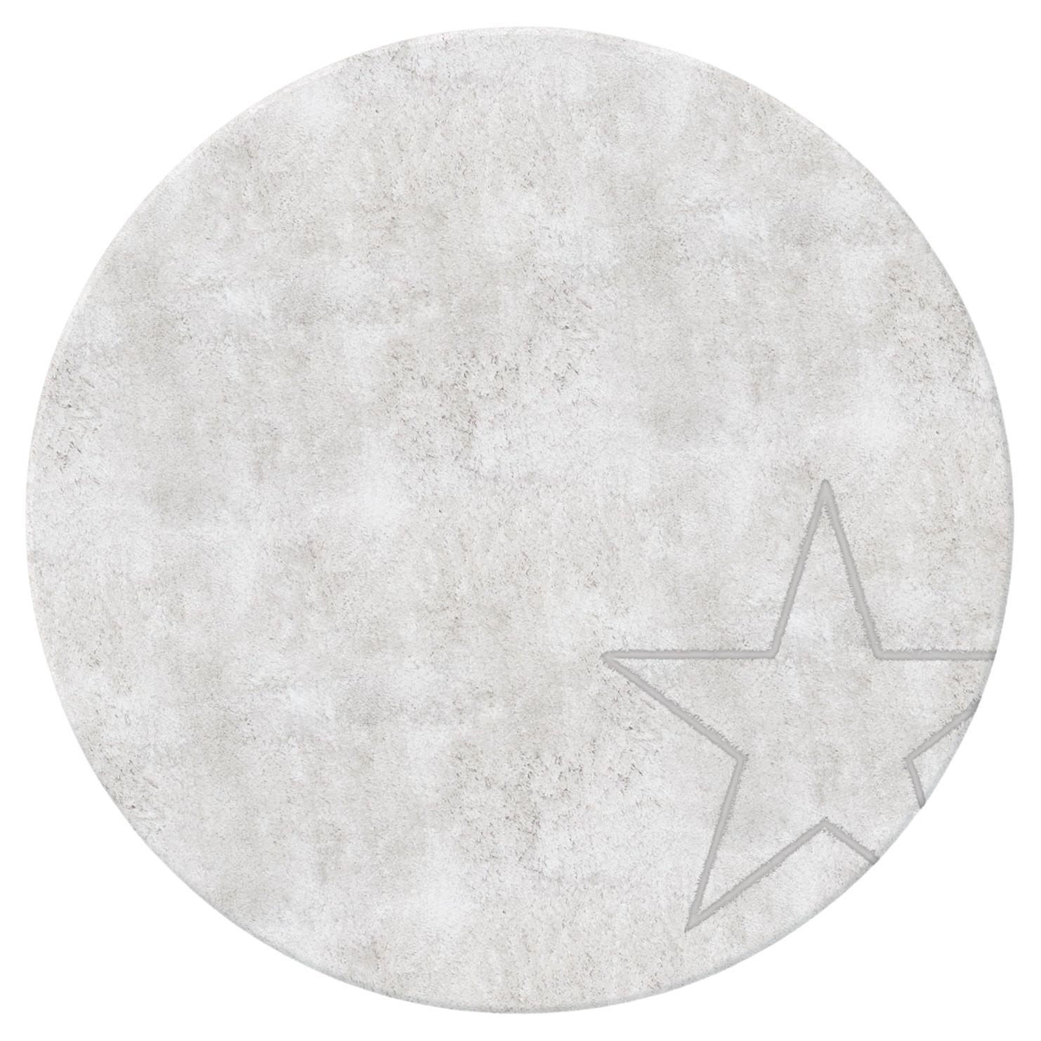 White Want Rug by Paolo Stella For Sale