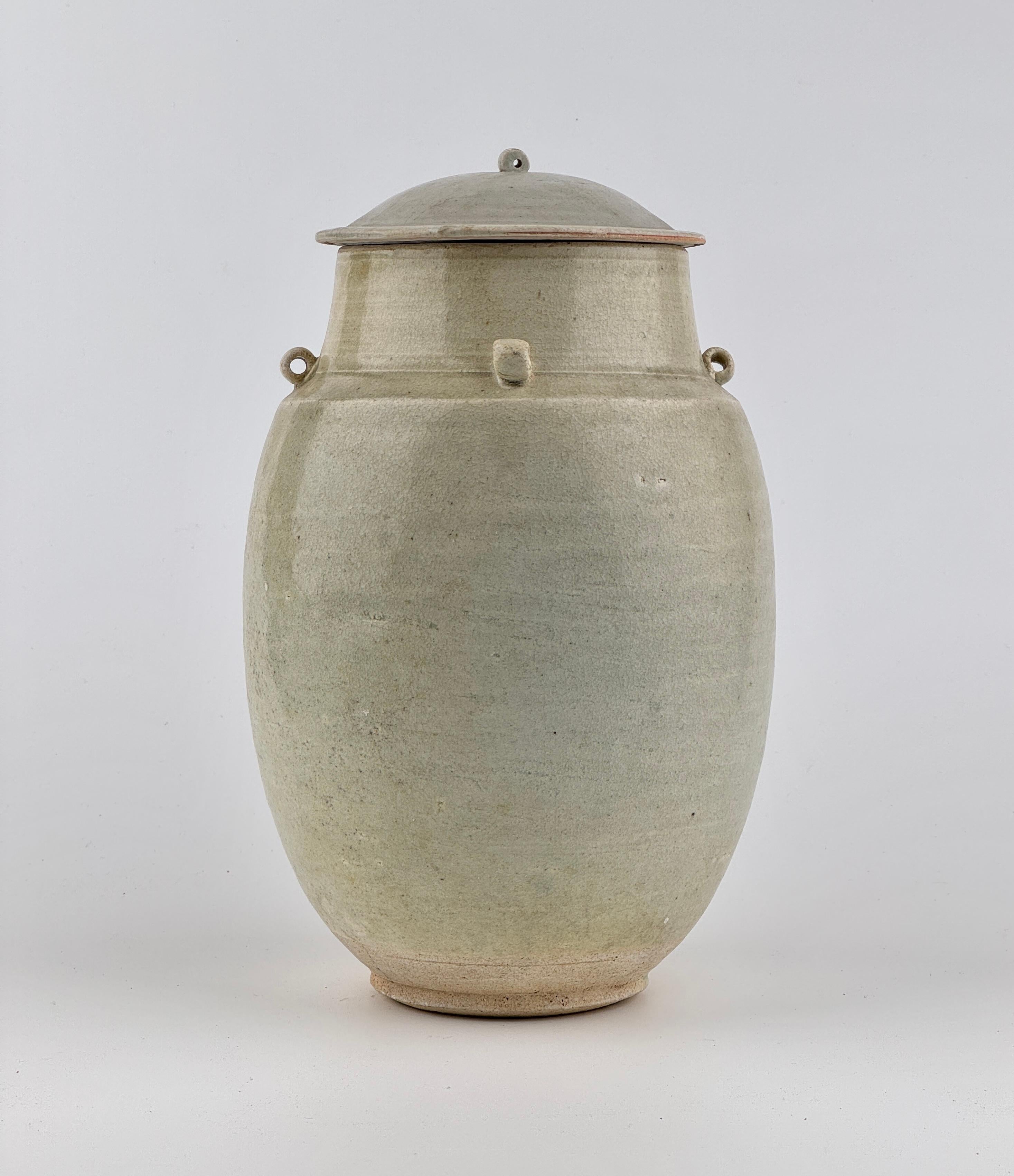 Vaso coperto in ceramica bianca, dinastia Song in vendita 4