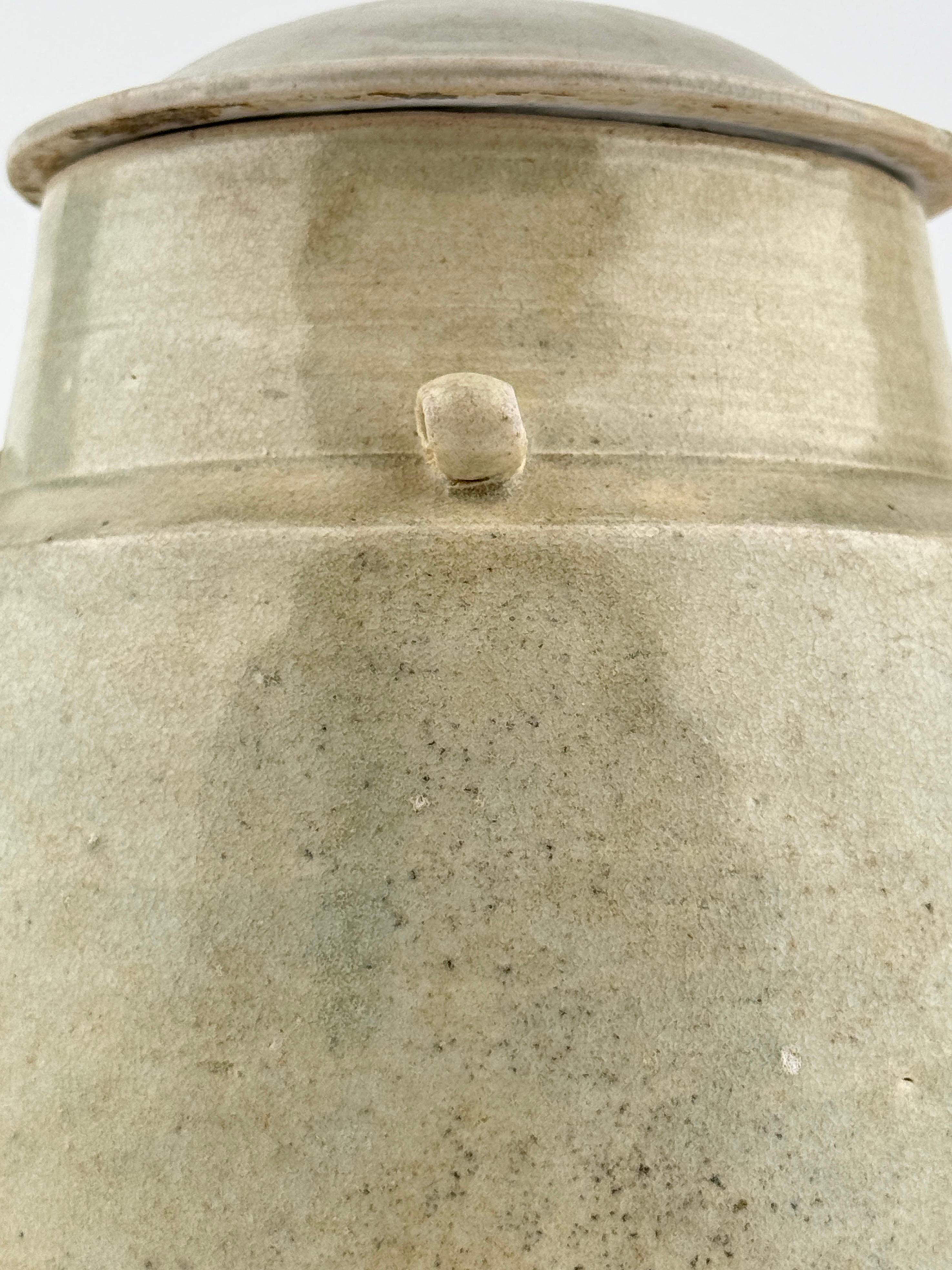 Vaso coperto in ceramica bianca, dinastia Song in vendita 5