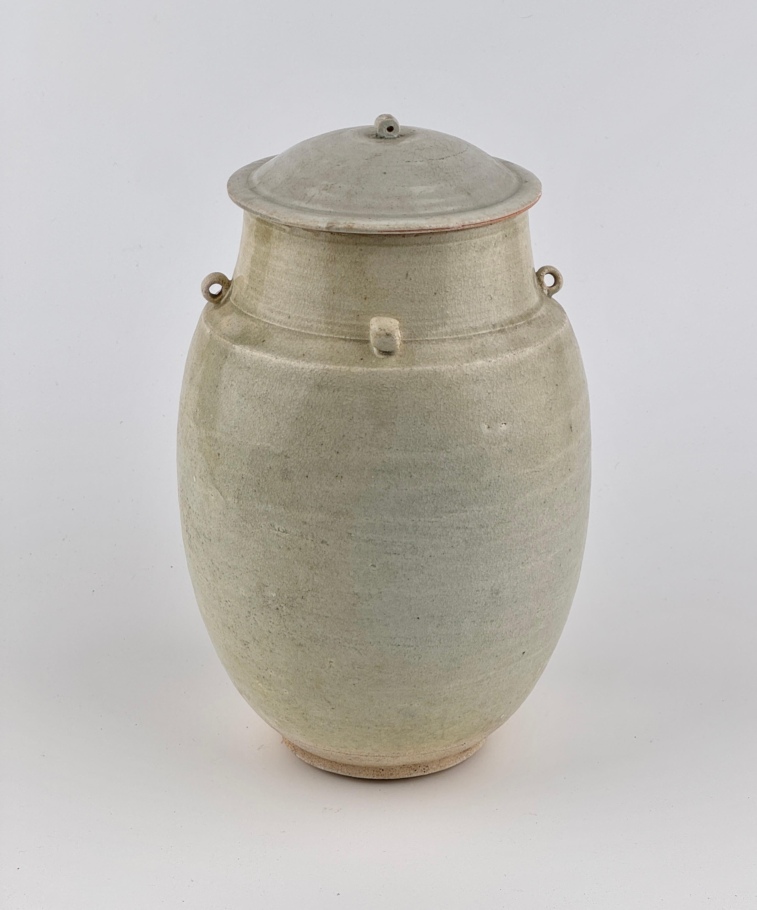 Vaso coperto in ceramica bianca, dinastia Song In condizioni buone in vendita a seoul, KR