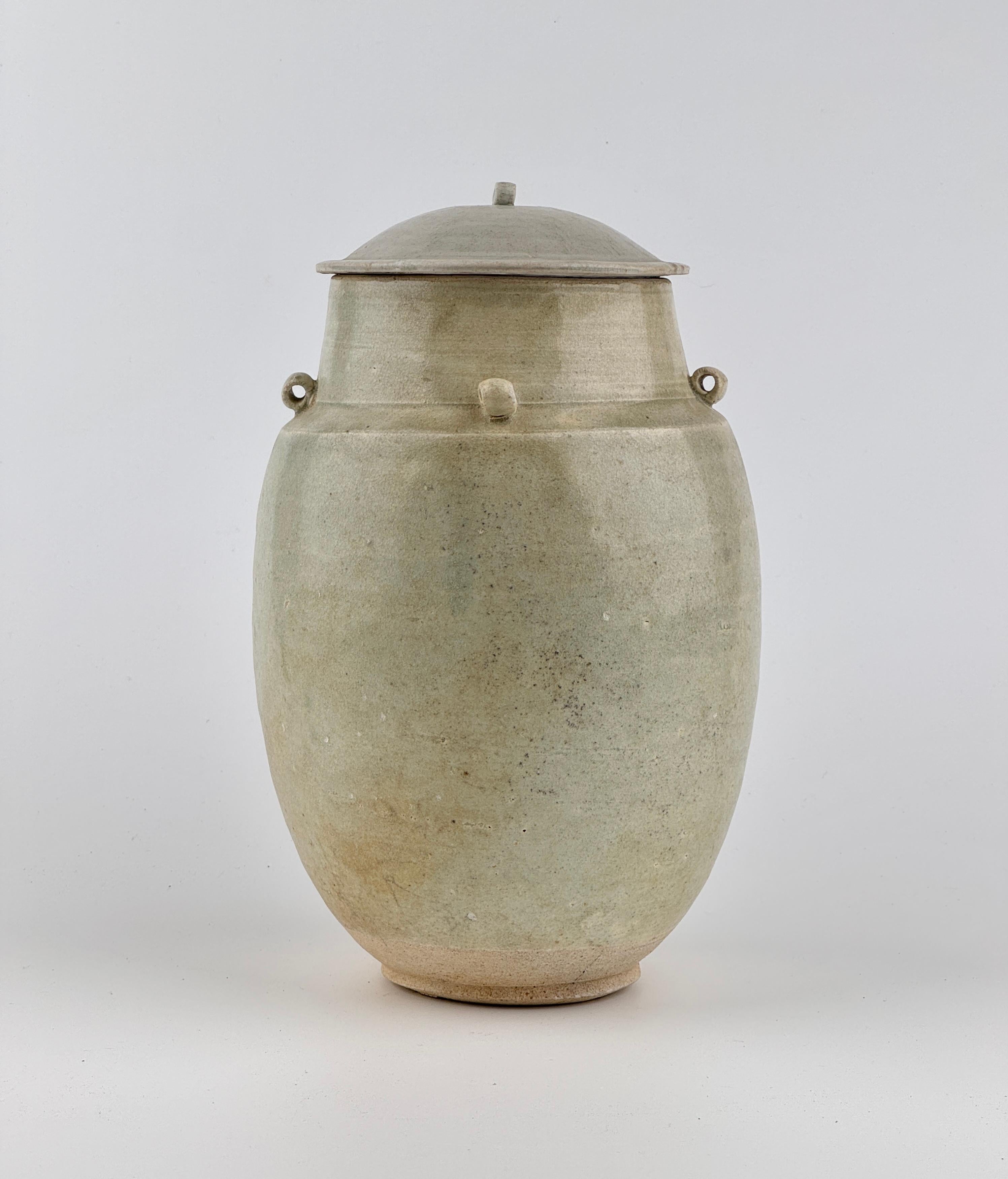 Vaso coperto in ceramica bianca, dinastia Song in vendita 3