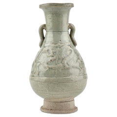 White Ware with two dragons, Yuan Dynasty, 13-14th century
