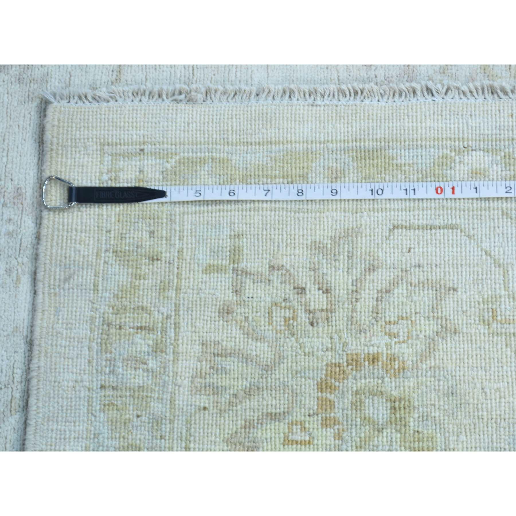 White Wash Peshawar Hand Knotted Pure Wool Oriental Rug 5