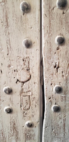 White Washed Moroccan Wooden Door, MD42