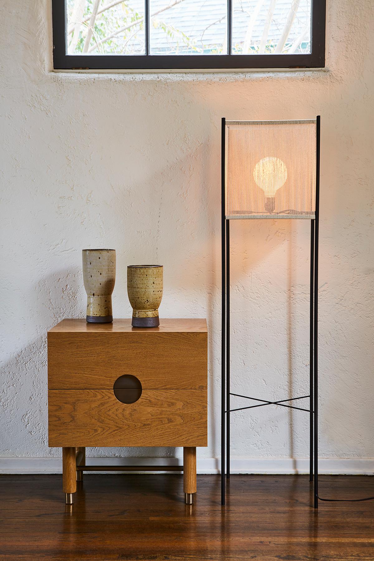 American White Washed Oak Niguel Nightstand by Lawson-Fenning