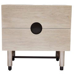 White Washed Oak Niguel Nightstand by Lawson-Fenning