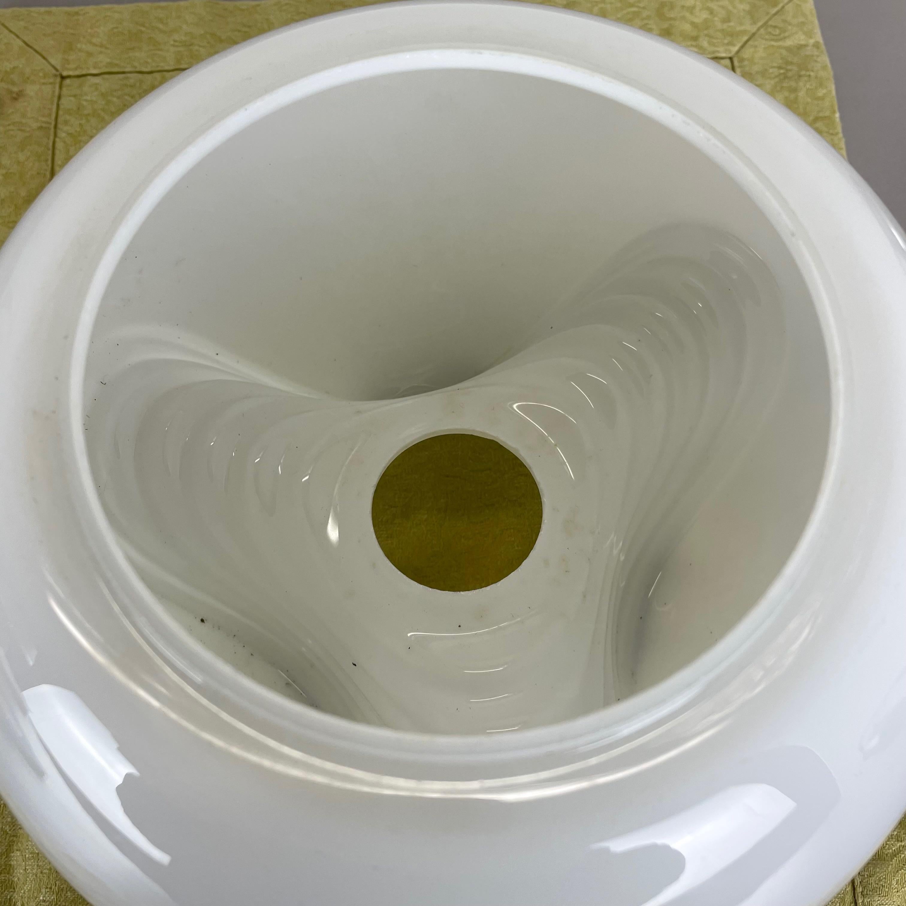 Lámpara colgante White Wave de Koch & Lowy para Peill & Putzler, Alemania, años 70 en venta 5