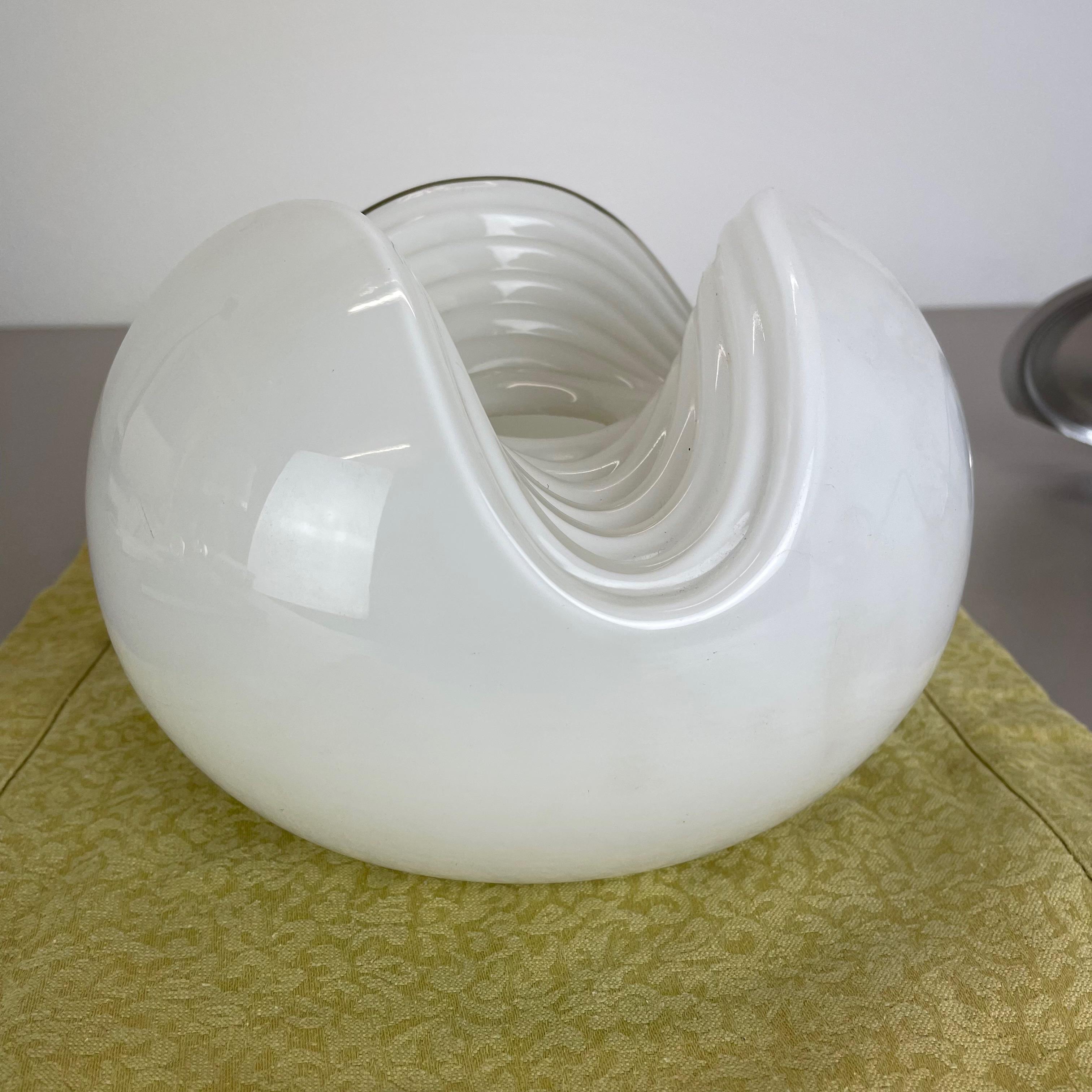 Lámpara colgante White Wave de Koch & Lowy para Peill & Putzler, Alemania, años 70 en venta 11