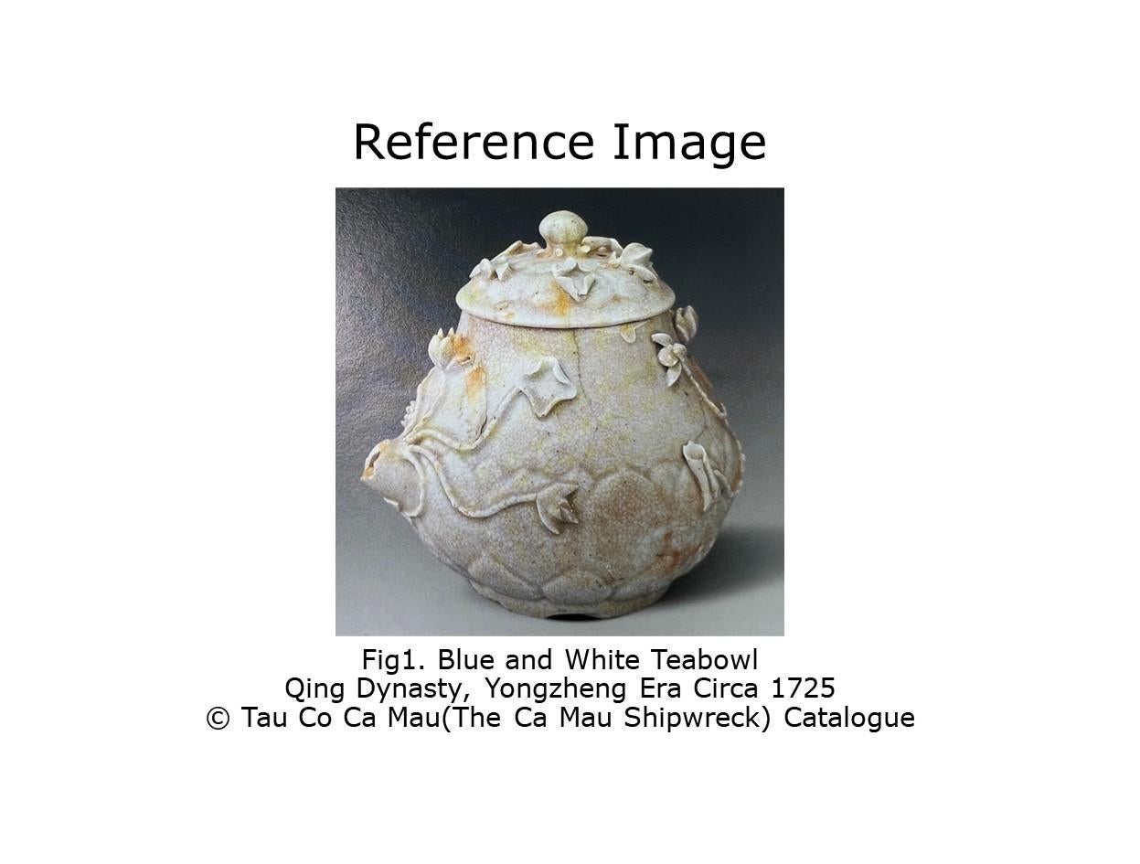 White with Overglaze Enamel Teapot Circa 1725, Qing Dynasty, Yongzheng Reign For Sale 4