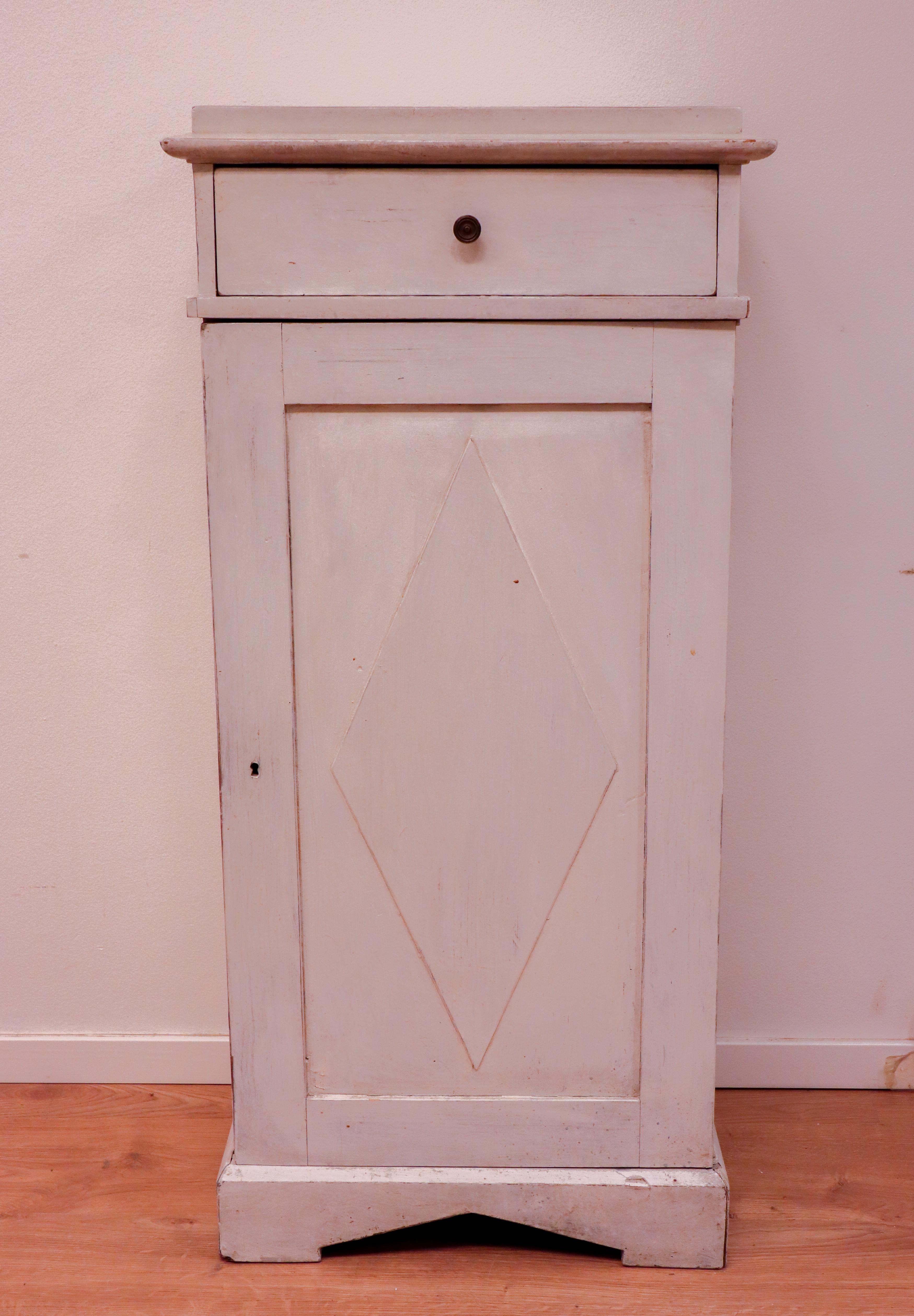 Suédois Cabinet en bois blanc - Suède Gustavienne 19ème siècle en vente