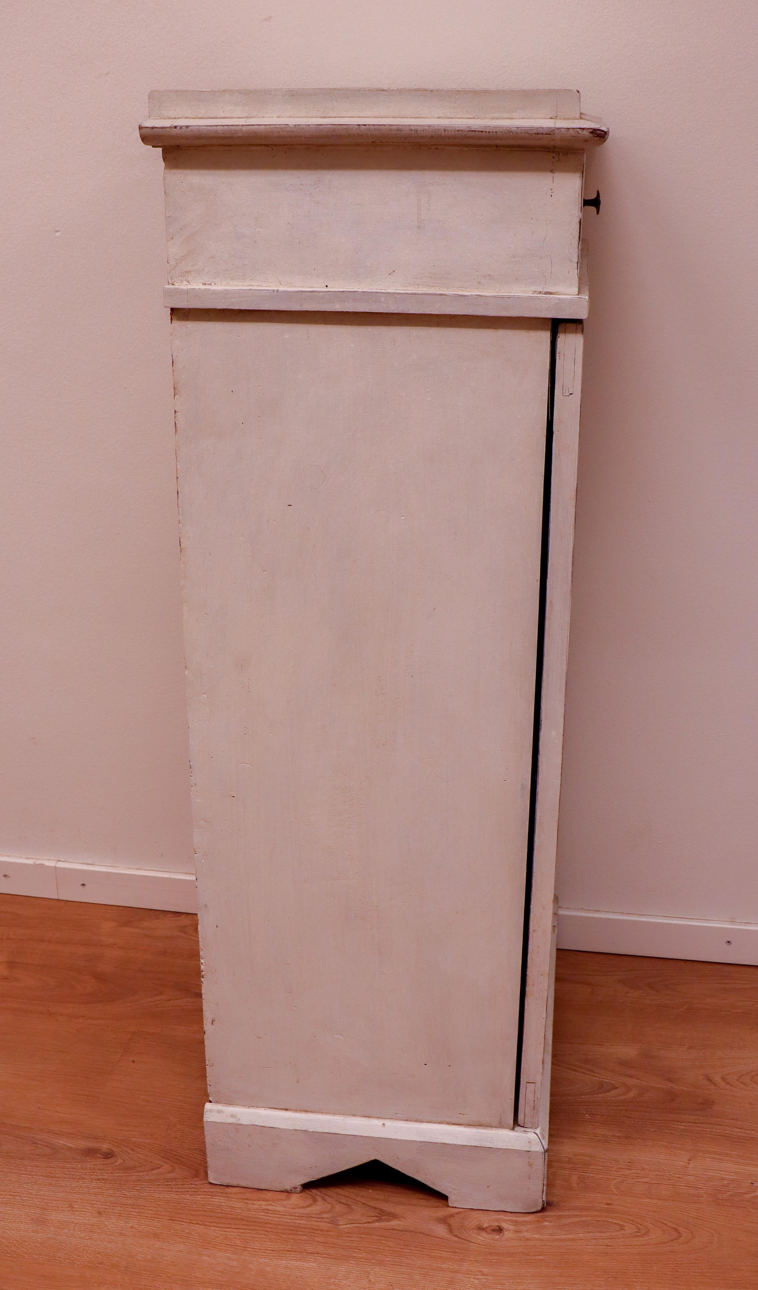 Bois Cabinet en bois blanc - Suède Gustavienne 19ème siècle en vente