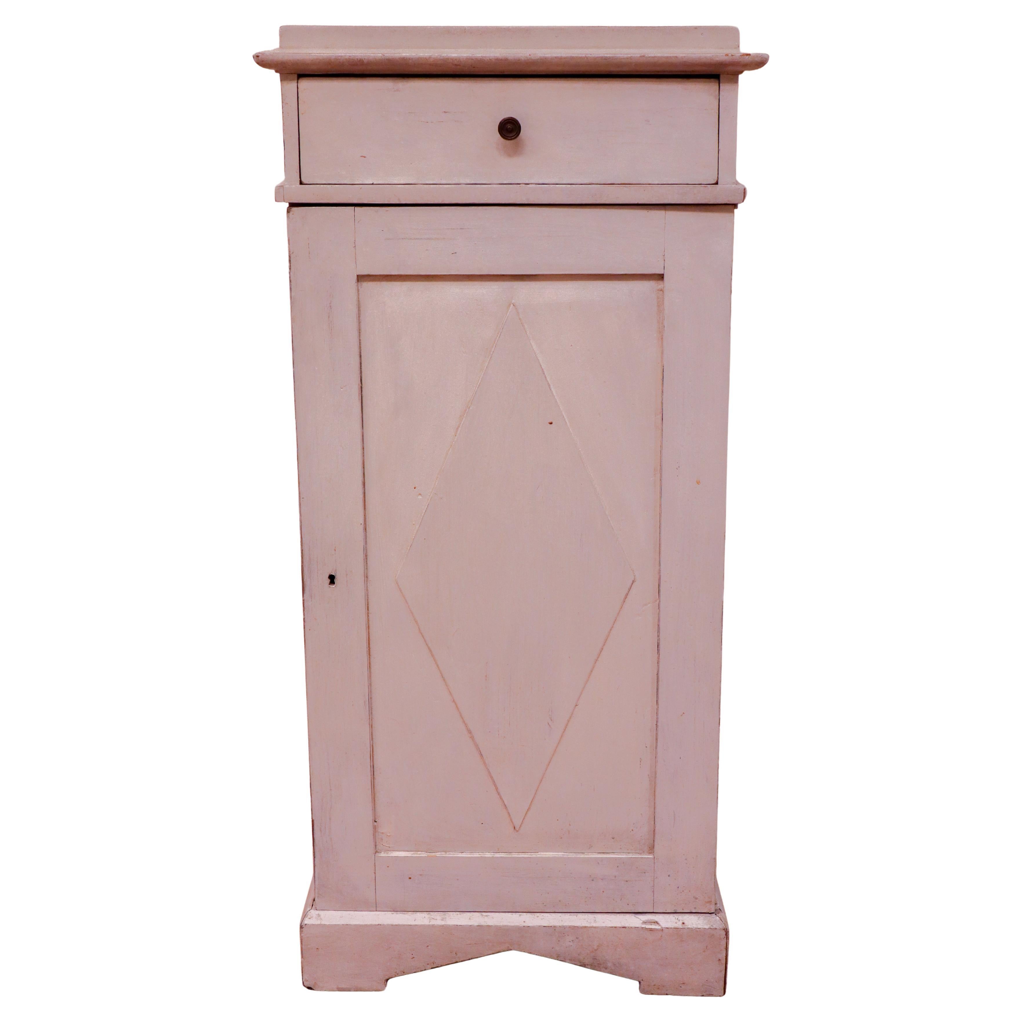 Cabinet en bois blanc - Suède Gustavienne 19ème siècle en vente