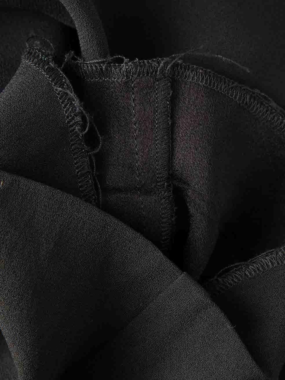 Women's Black Asymmetric Zipped Jumpsuit Size XS For Sale