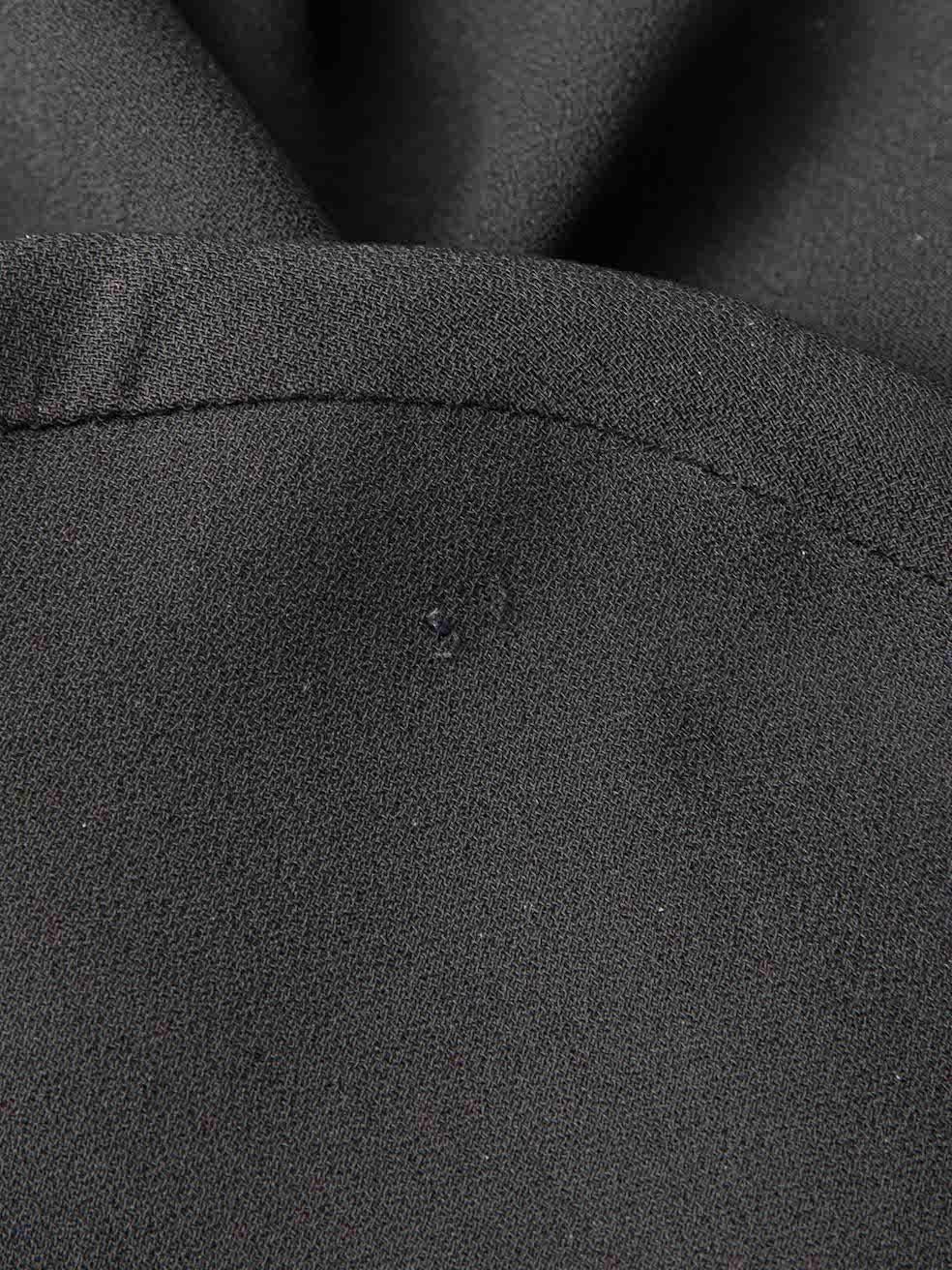 Black Asymmetric Zipped Jumpsuit Size XS For Sale 4
