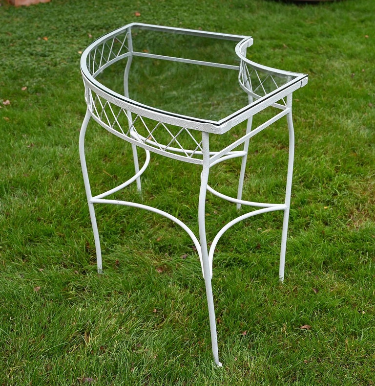 White WroughtIron Dining Table from Kykuit For Sale at 1stDibs