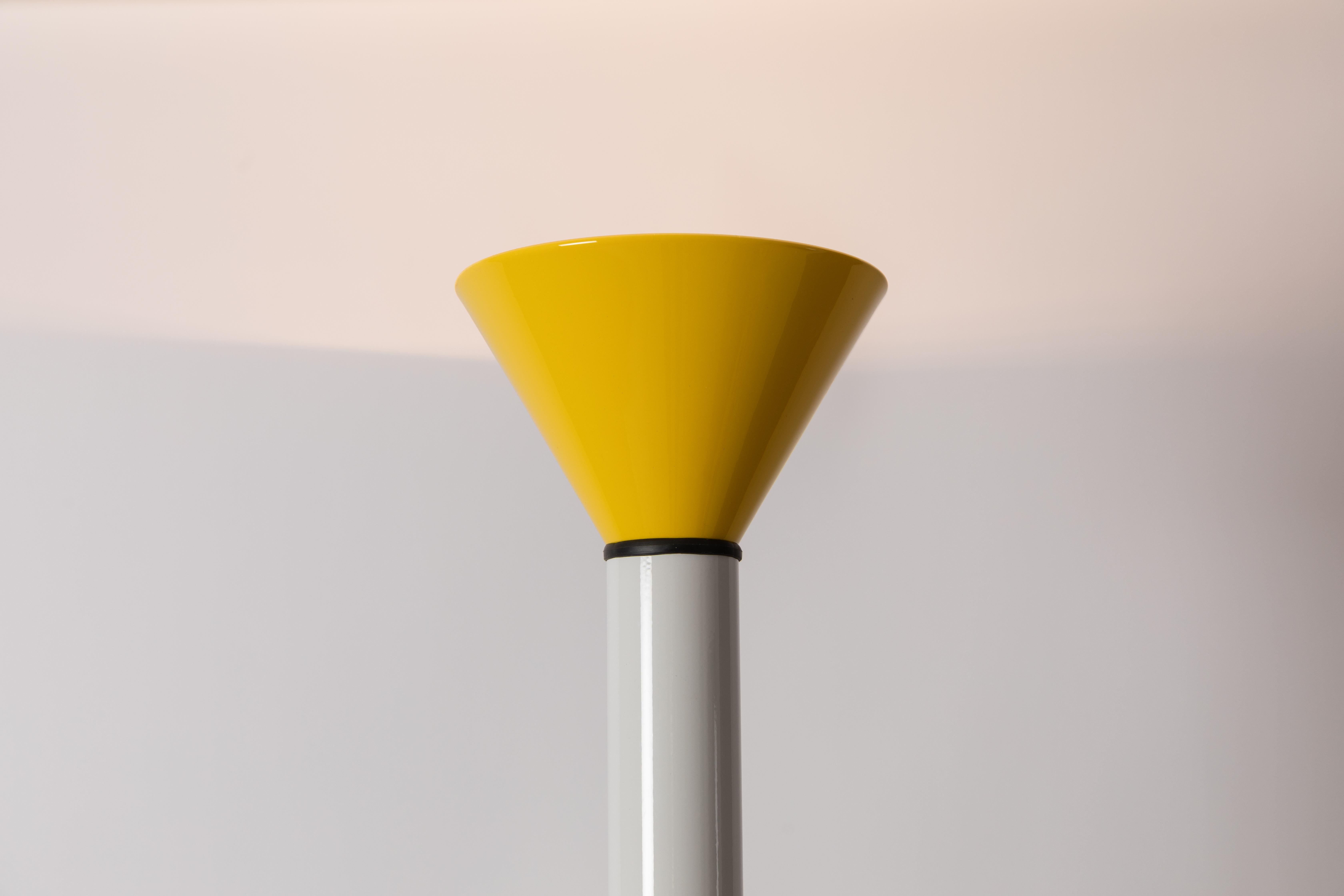Enameled White & Yellow 