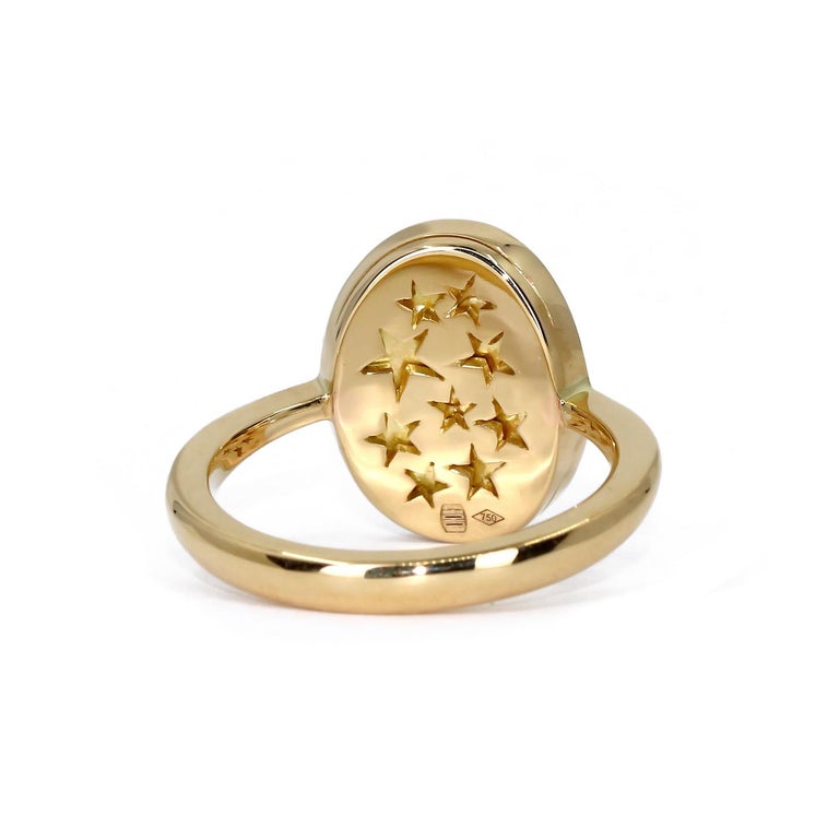 White Yellow Pink Diamond Blue Sapphire Pink Spinel Starstruck Ring ...