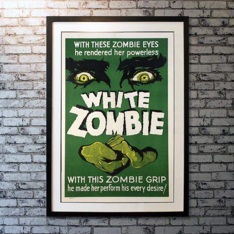 White Zombie, Unframed Poster, 1938 R

Original One Sheet (27 x 41 inches). 1938 re-release for 