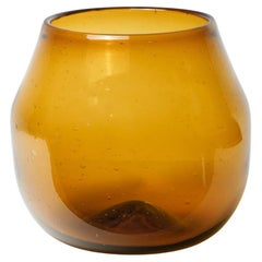 Whitefriars, Amber glass vase