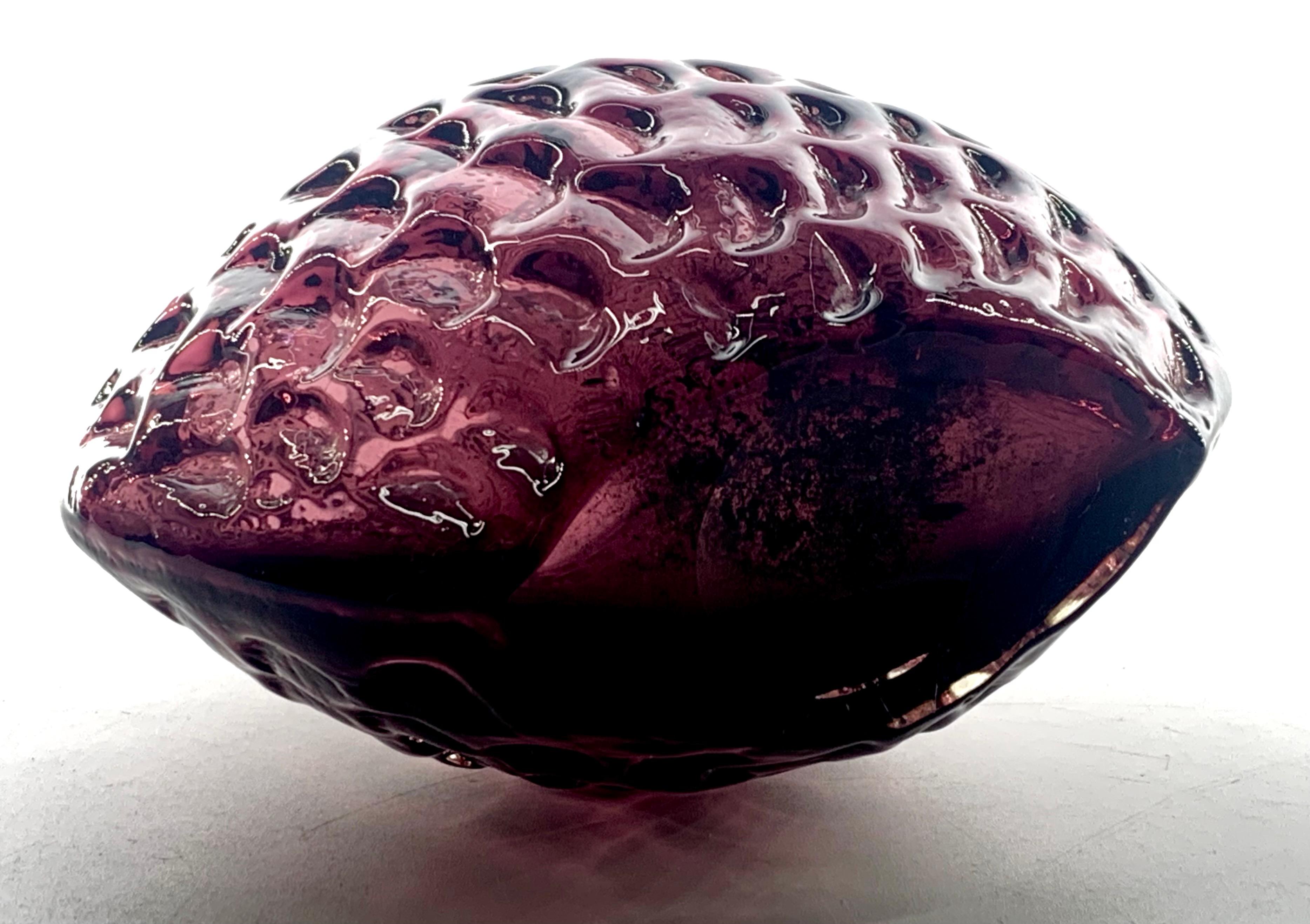 Vase Onion Aubergine de Geoffrey Baxter, Royaume-Uni, vers 1971. en vente 3