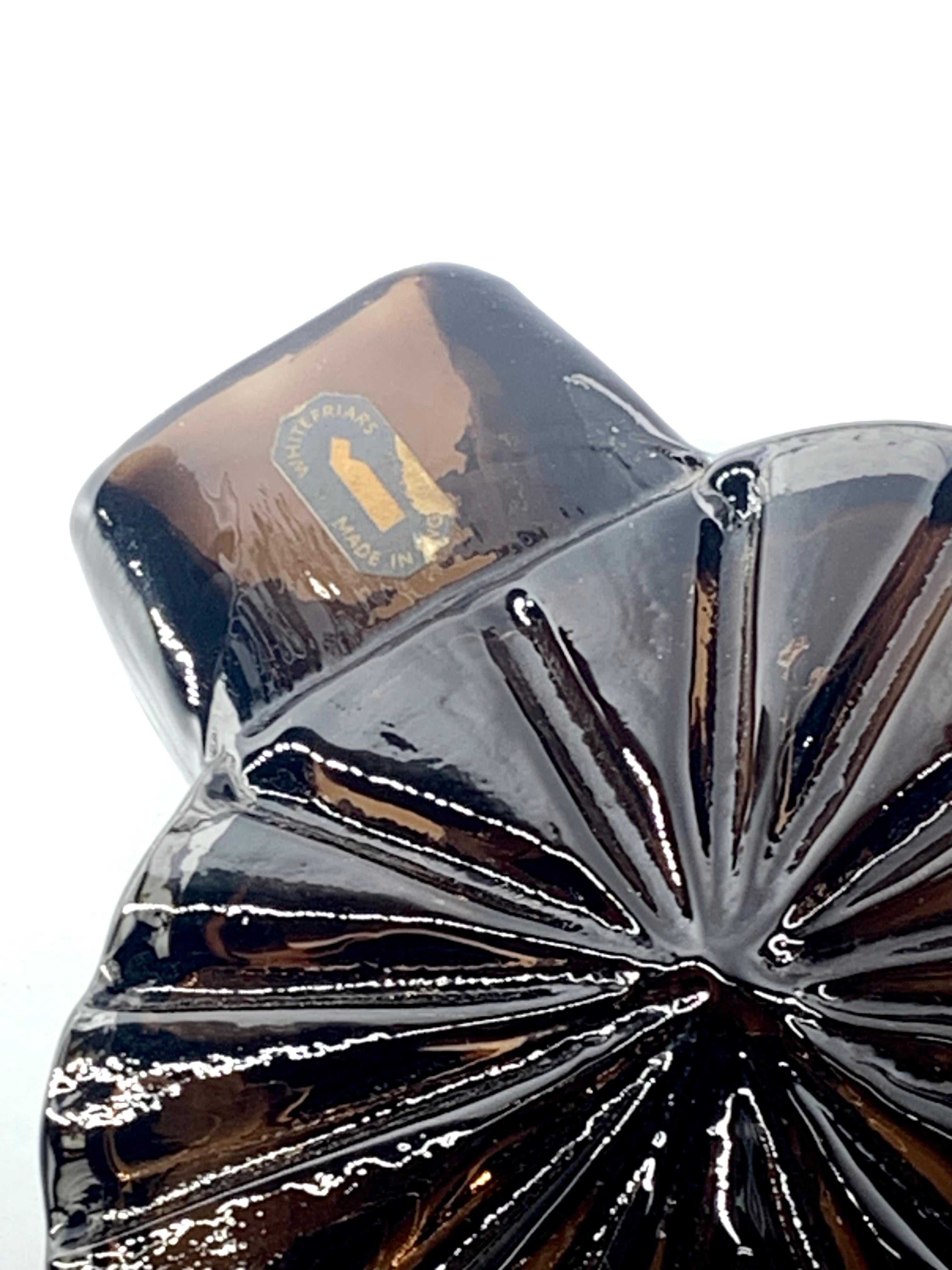 Whitefriars di Geoffrey Baxter, vaso Cinnamon Sunburst, A.C., 1967 circa. in vendita 6