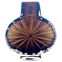 Whitefriars de Geoffrey Baxter, jarrón Cinnamon Sunburst, Reino Unido, c.1967.