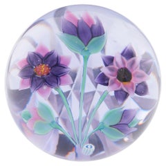 Whitefriars Caithnesss Rosette Fleming Diamond Reflections Paperweight 1999